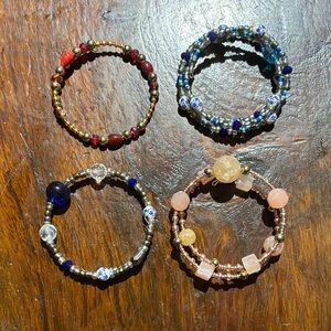 Beaded Bracelet Set - Multicolor